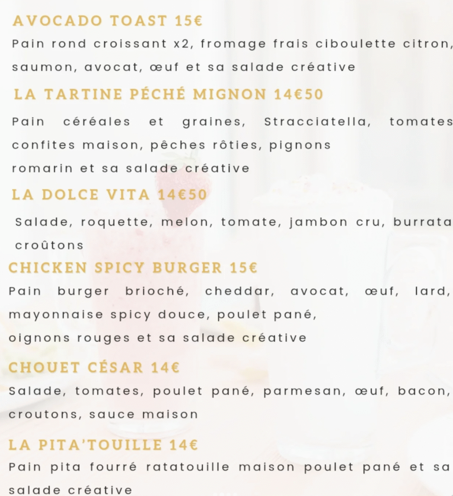 Carte Chouet House été
